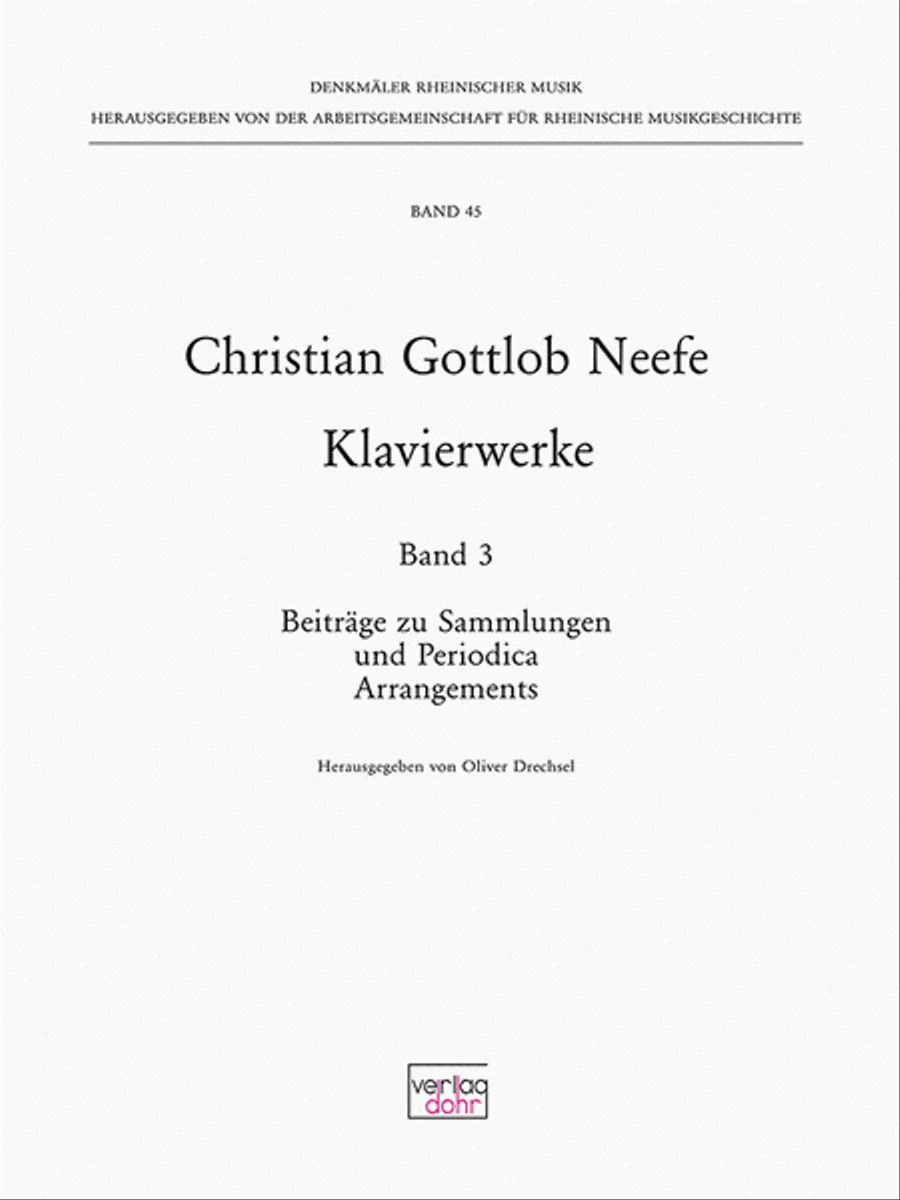 Klavierwerke Vol. 3 -Beiträge zu Periodika und Arrangements- Piano Solo scores gallery preview page 1