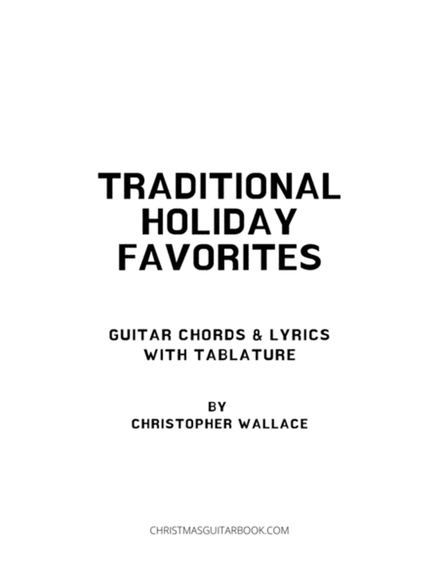 Traditional Holiday Favorites- Guitar Chords & Lyrics w/TAB