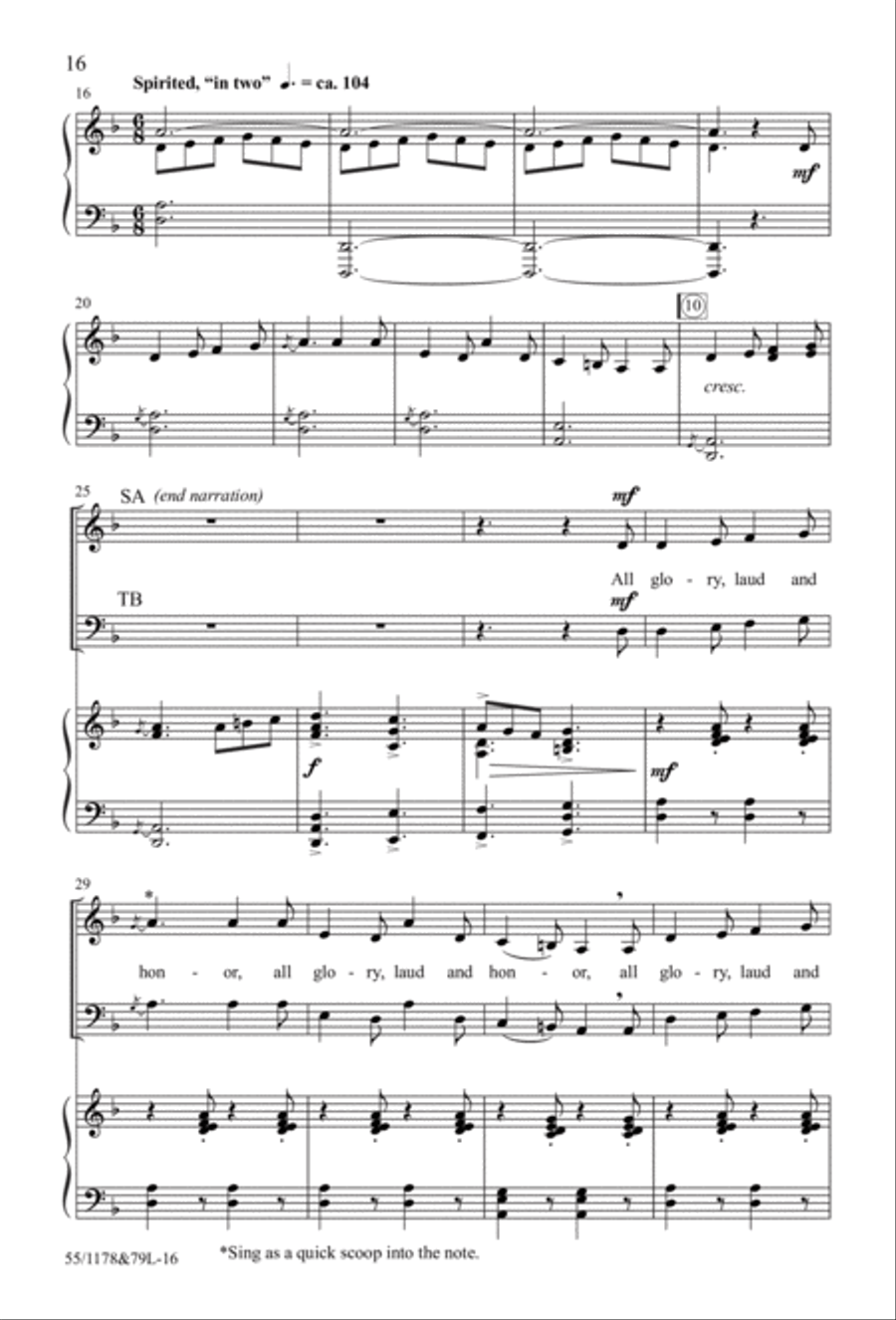 A Living Hope - SATB with Performance CD 4-Part scores gallery preview page 6