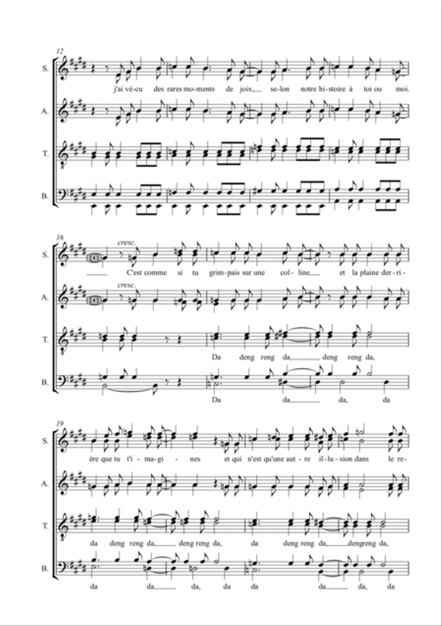 Elixir d'Amour Elixir d'Amour Choir scores gallery preview page 2