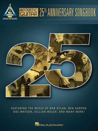 Book cover for Acoustic Guitar 25th Anniversary Songbook
