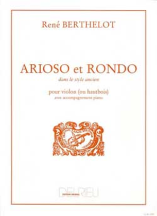 Arioso Et Rondo Dans Le Style Ancien