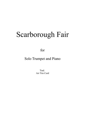 Book cover for Scarborough Fair for Solo Trumpet in Bb and Piano