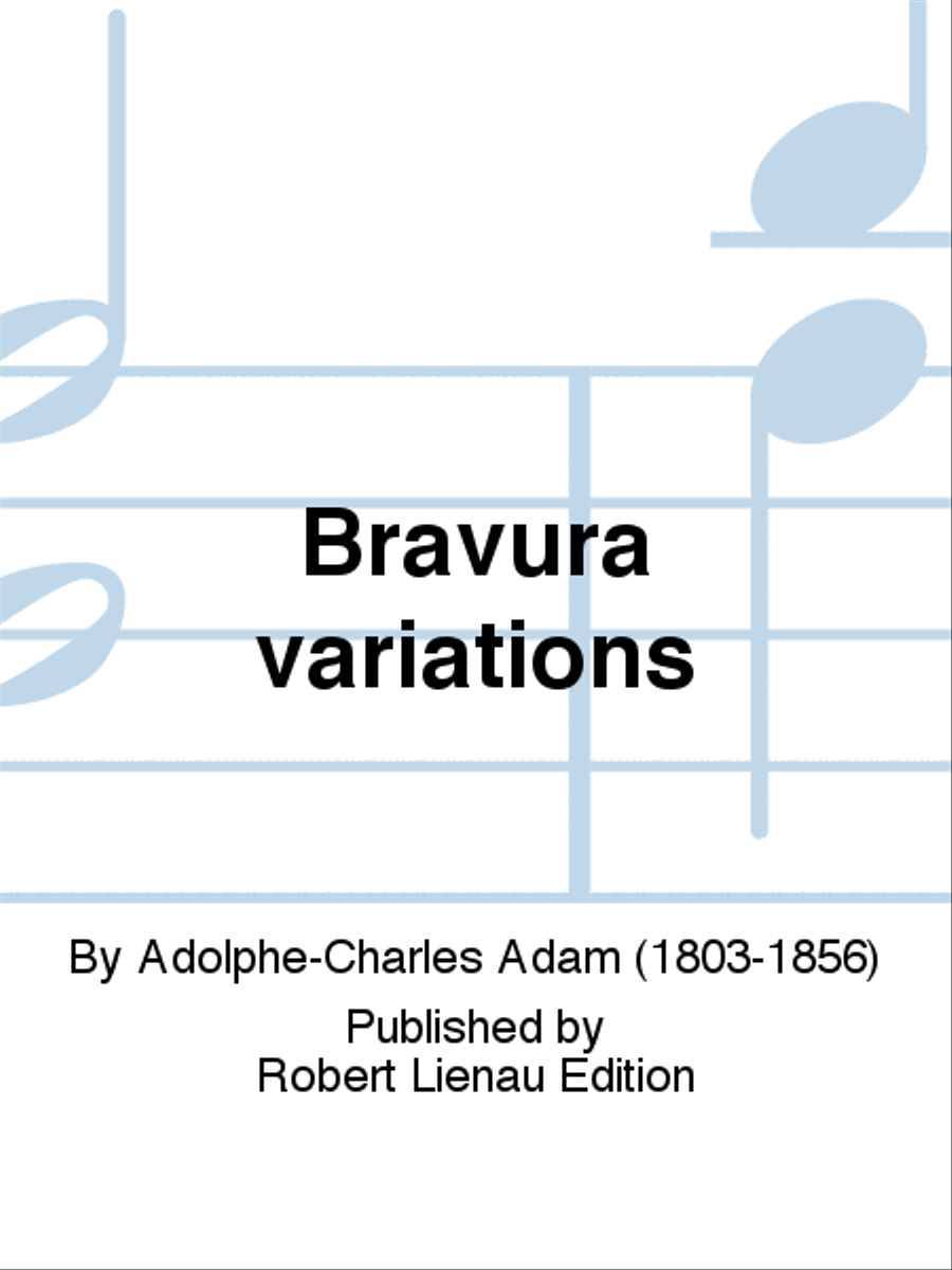 Bravura variations Flute scores gallery preview page 1