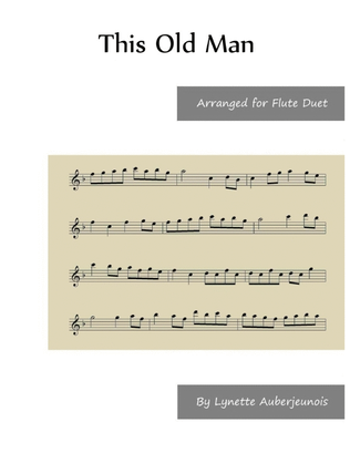 Book cover for This Old Man - Flute Duet