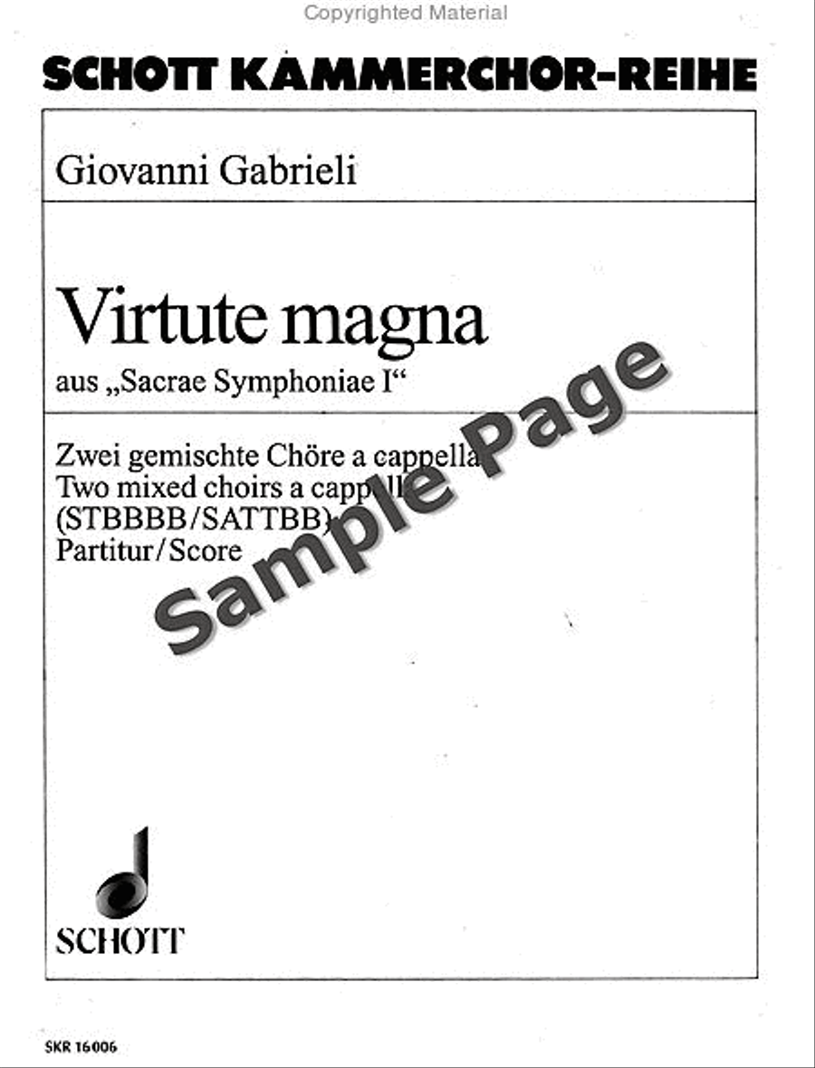 Virtute magna Virtute magna Mixed Choir scores gallery preview page 2