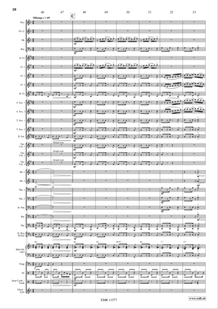 Flight To Buenos Aires Concert Band scores gallery preview page 11