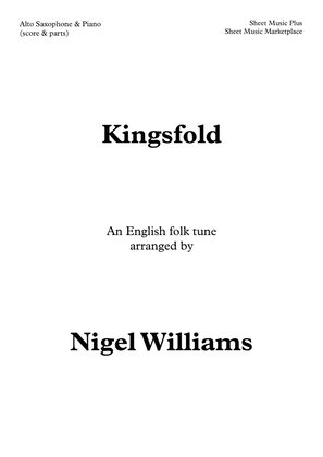 Book cover for Kingsfold, for Alto Saxophone and Piano