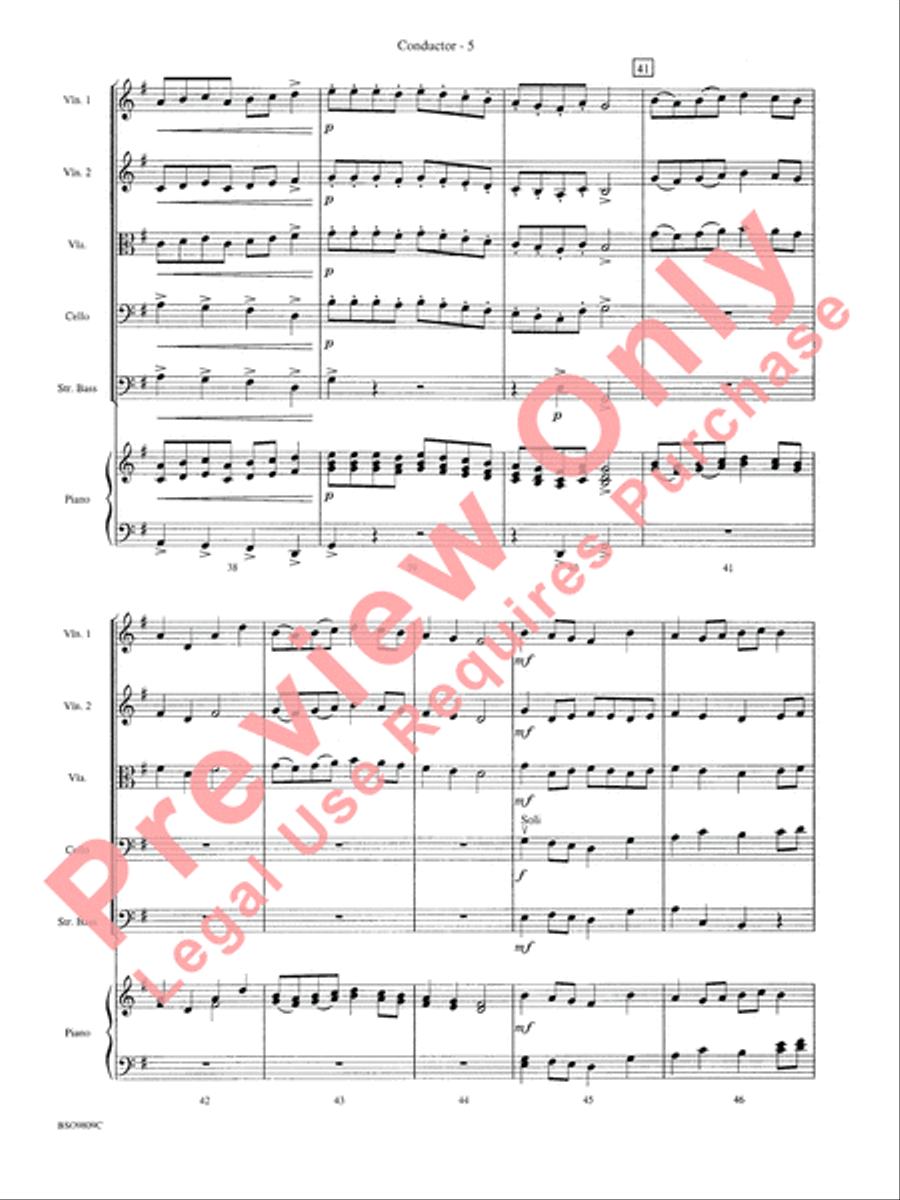 Contredanse String Orchestra scores gallery preview page 8