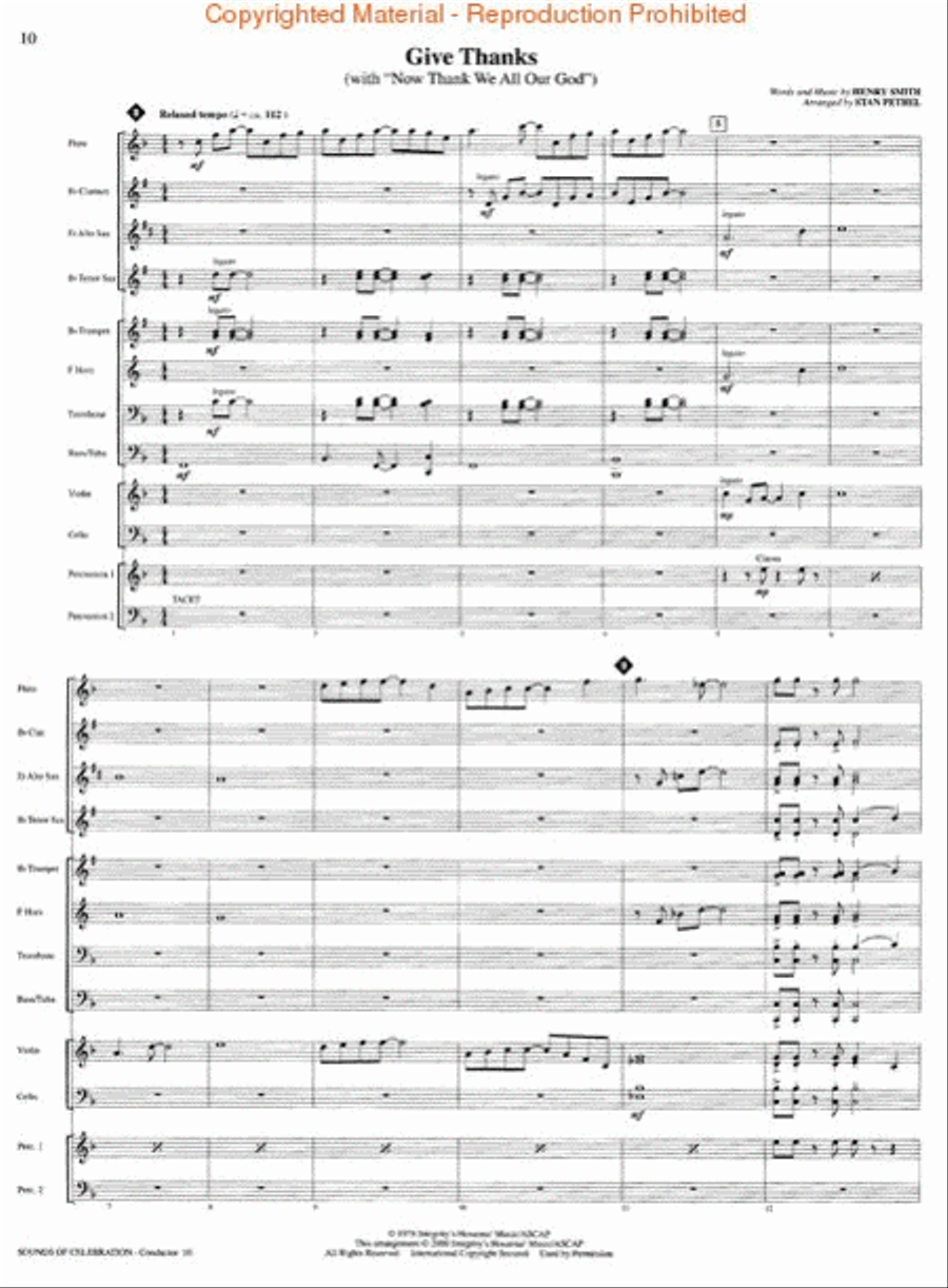 Sounds of Celebration - Conductor's Score/online audio Conductor Score scores gallery preview page 2