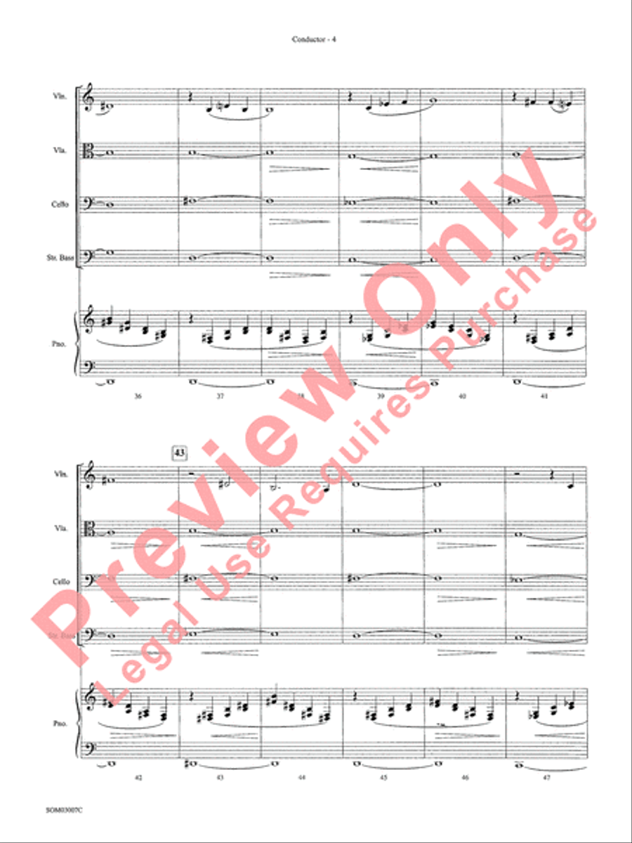 Gollum's Song (from The Lord of the Rings: The Two Towers) String Orchestra scores gallery preview page 6