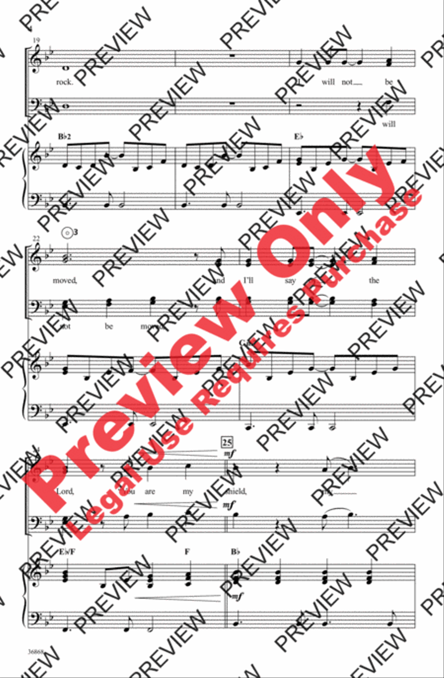 Made Me Glad 4-Part scores gallery preview page 4