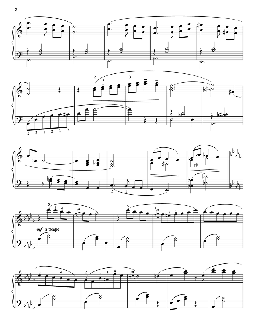 Fly Me To The Moon (In Other Words) (arr. Phillip Keveren) Piano Solo scores gallery preview page 2
