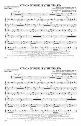 C'mon n' Ride It (The Train): E-flat Alto Saxophone
