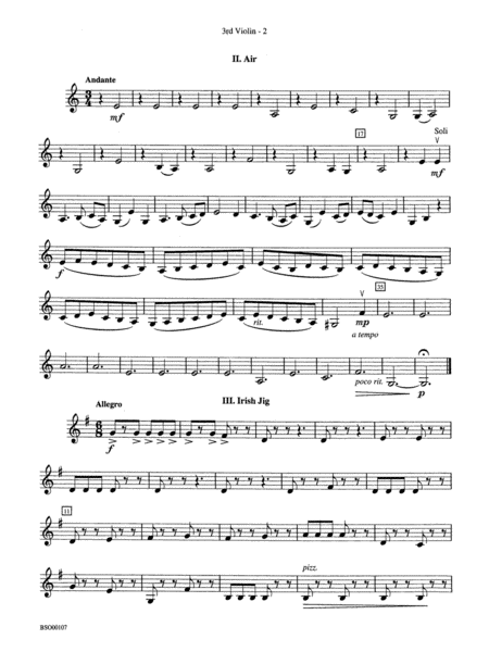 Londonderry Suite: 3rd Violin (Viola [TC])