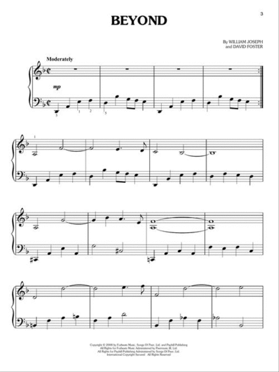 Beautiful Easy Piano Instrumentals Easy Piano scores gallery preview page 4