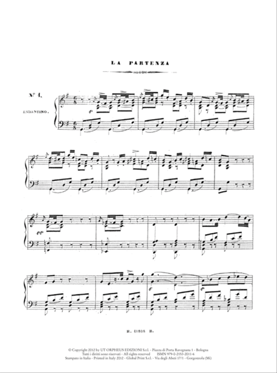 3 Arias from ‘Soirée Musicales’ arranged for Harp by Elias Parish Alvars. Facsimile Edition Harp scores gallery preview page 2