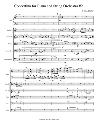 Concertino for Piano and String Orchestra #2