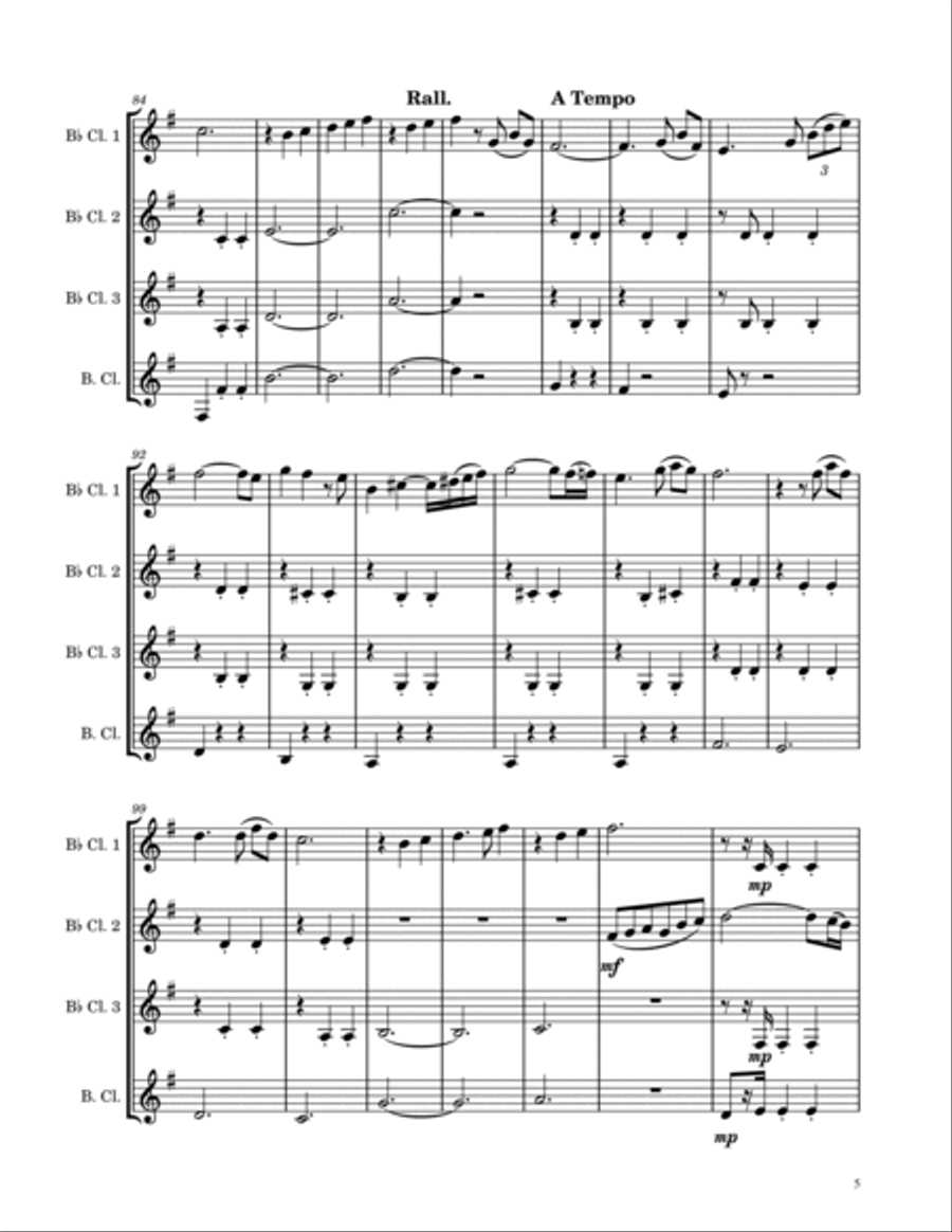 Married Life Woodwind Quartet scores gallery preview page 5