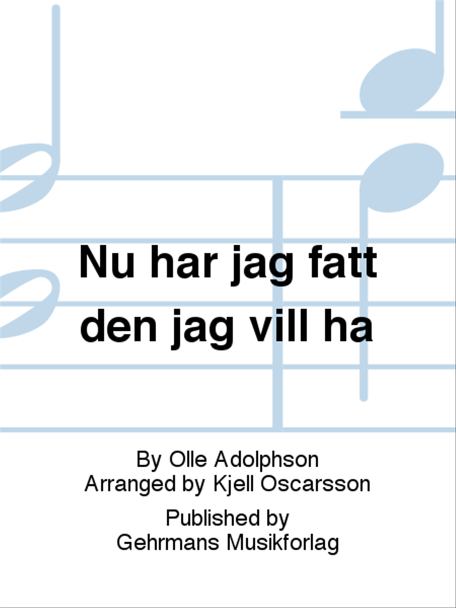 Nu har jag fatt den jag vill ha 4-Part scores gallery preview page 1