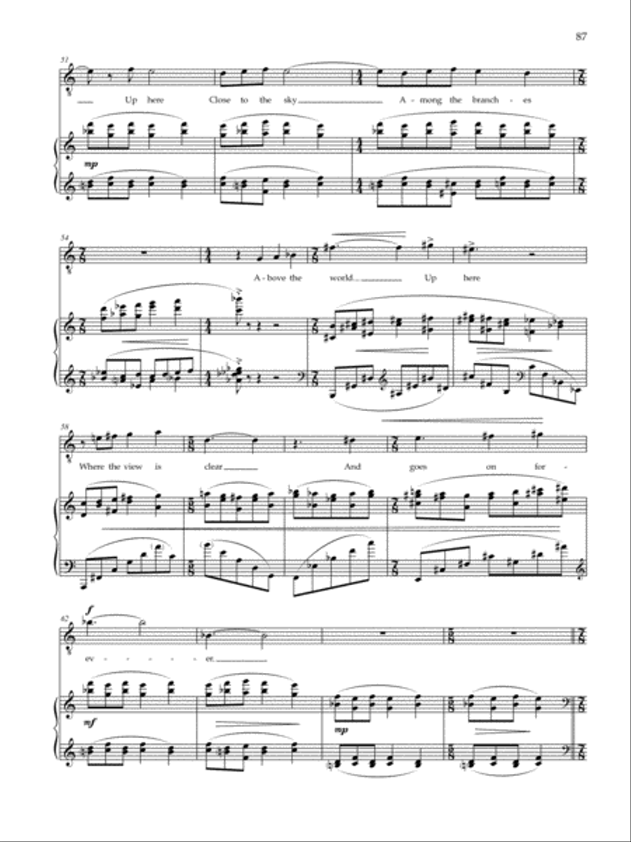 Up Here... Up Here... Voice scores gallery preview page 5