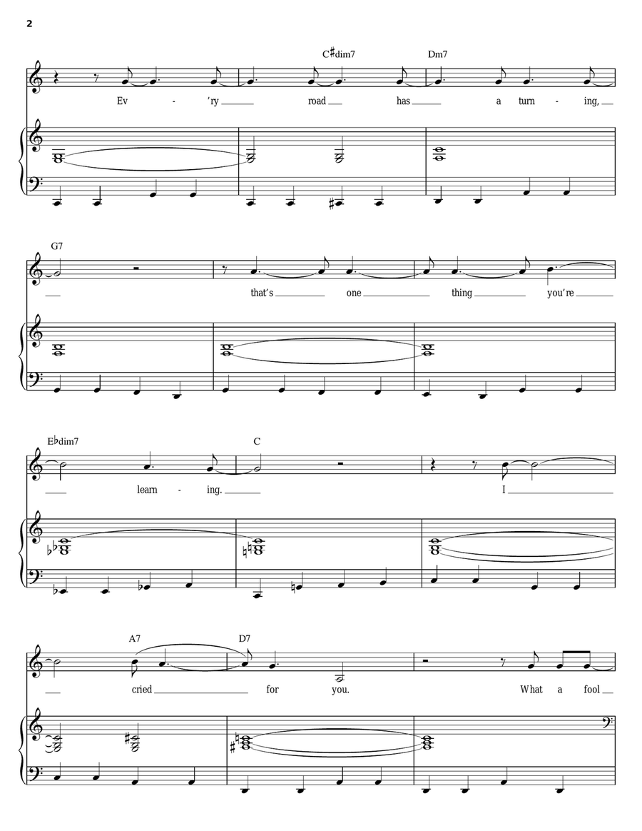 I Cried For You I Cried For You Piano, Vocal scores gallery preview page 2