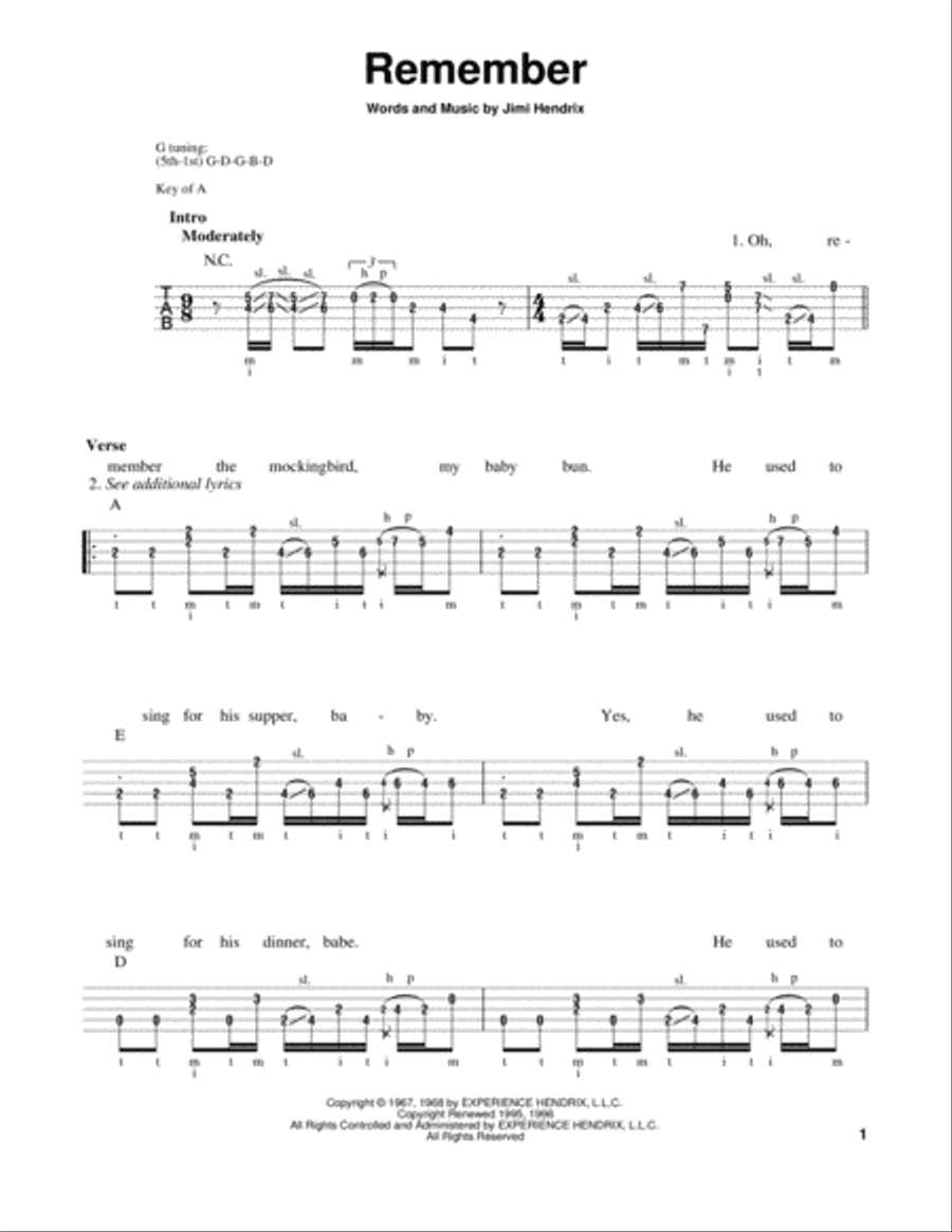 Remember Banjo scores gallery preview page 1