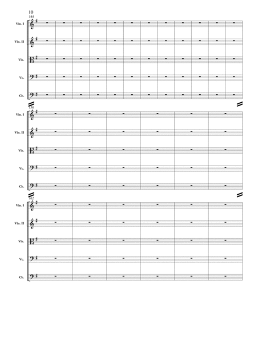 Fantasia on Two Christmas Themes Orchestra scores gallery preview page 11