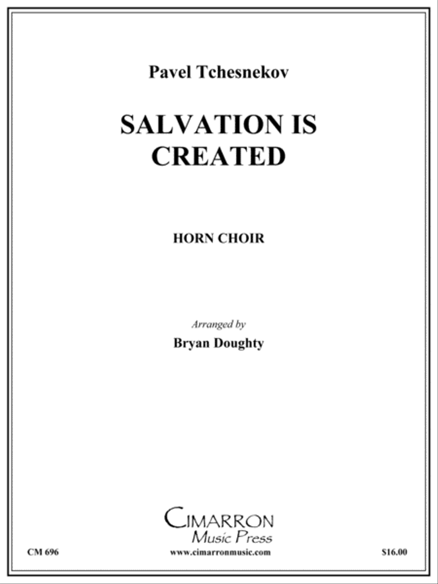 Salvation is Created Salvation is Created Large Ensemble scores gallery preview page 1