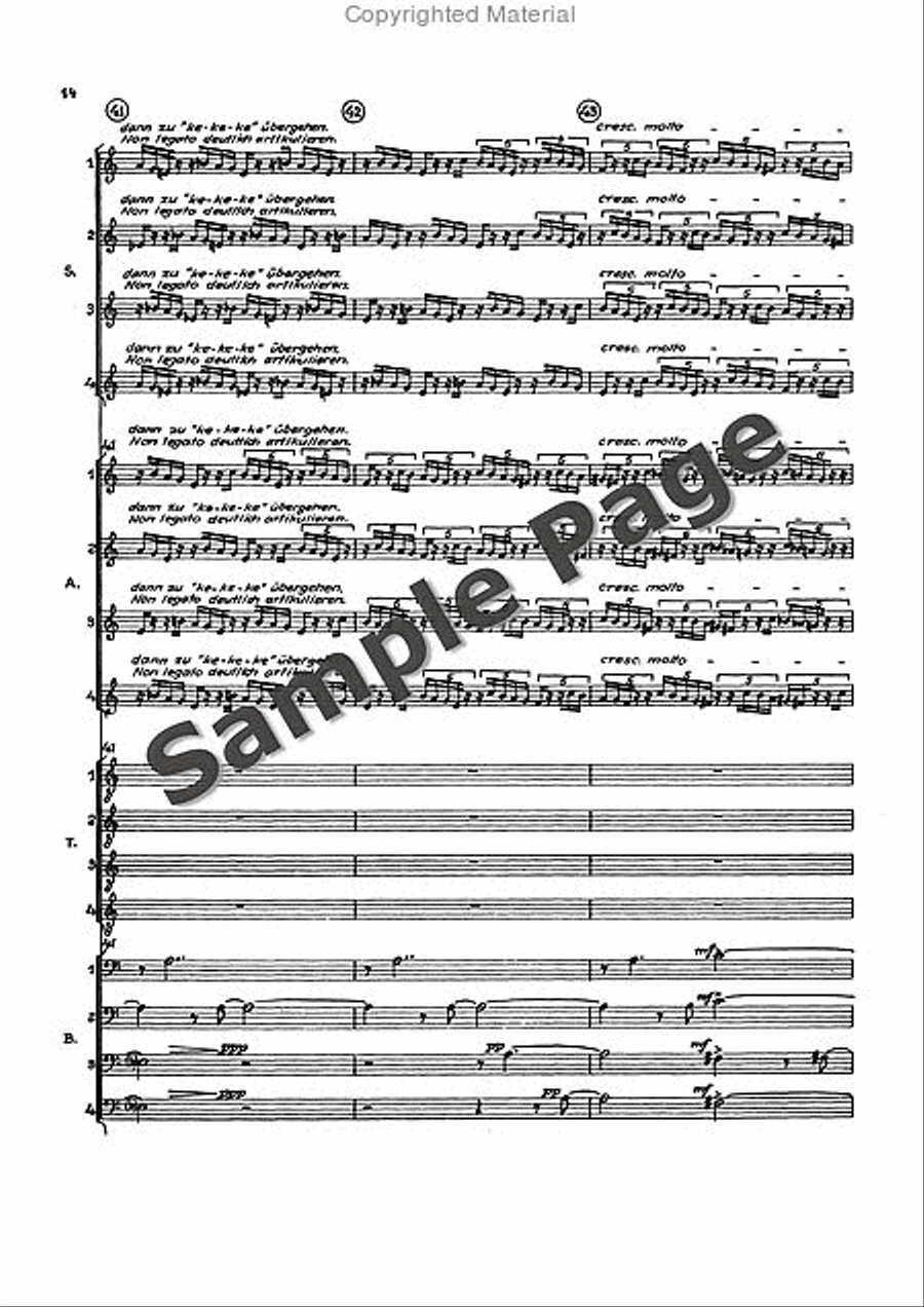 3 Phantasien 4-Part scores gallery preview page 15