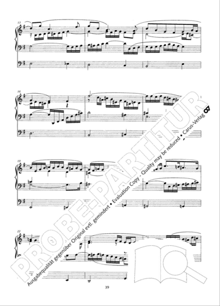 Zwolf Charakterstucke op. 156 Organ Solo scores gallery preview page 40