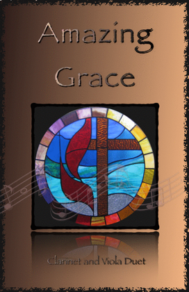 Amazing Grace, Gospel style for Clarinet and Viola Duet