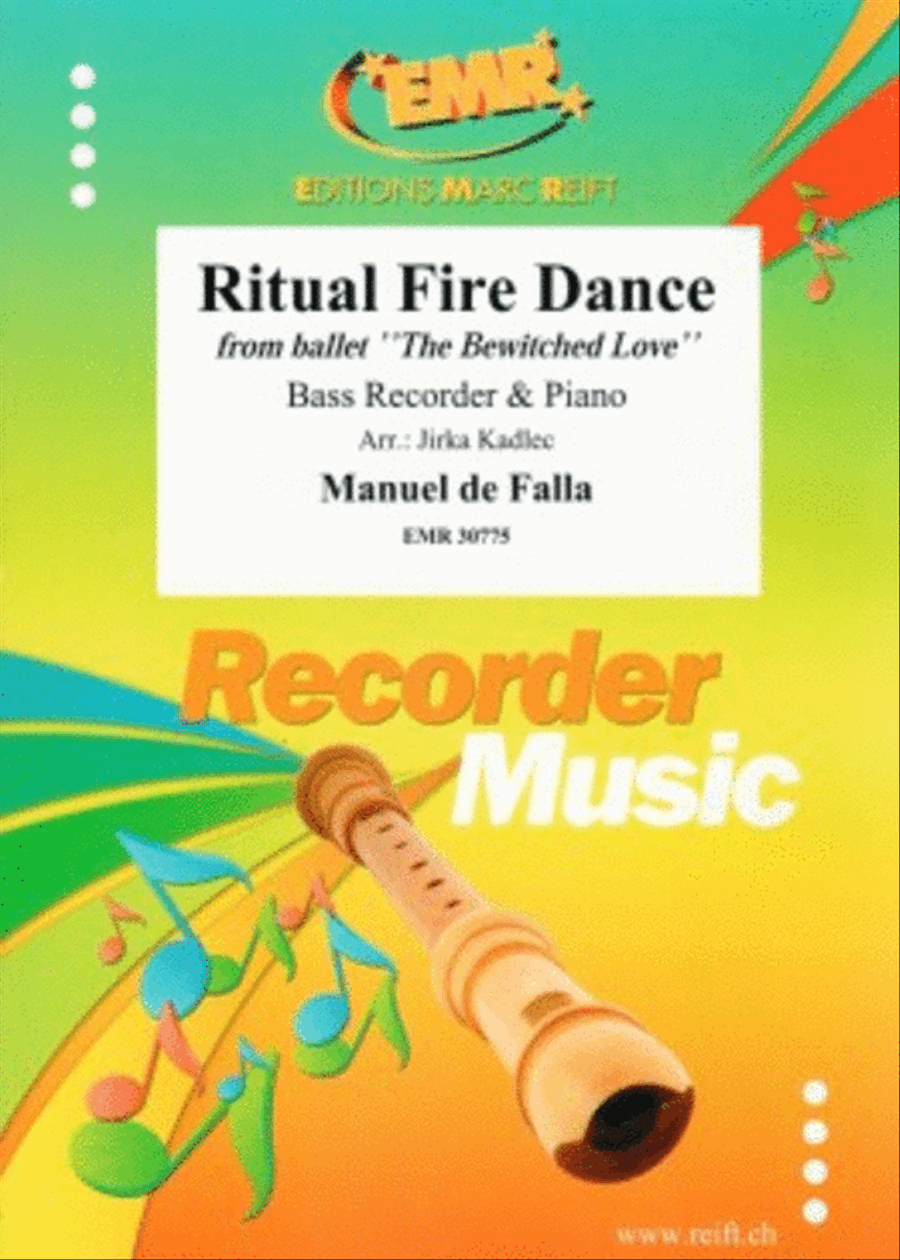 Ritual Fire Dance Bass Recorder scores gallery preview page 1