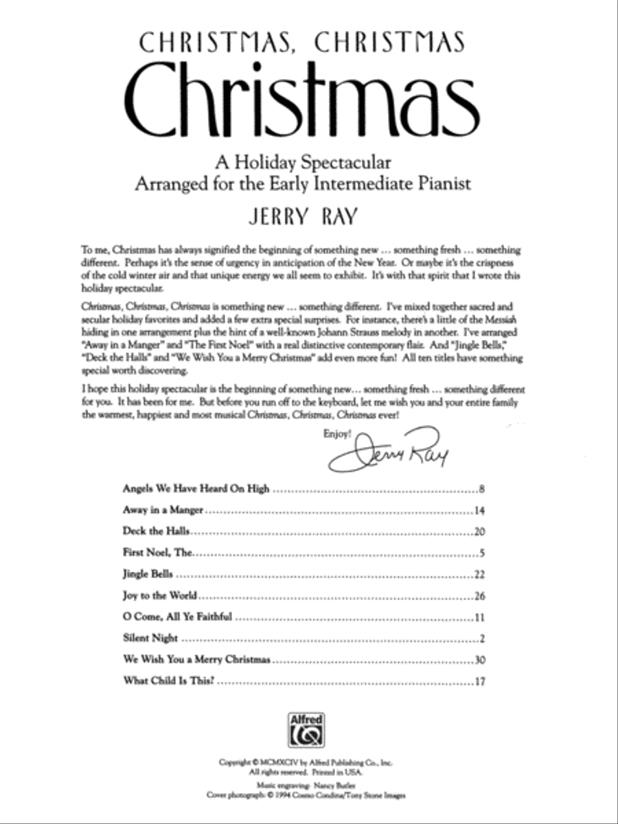 Christmas, Christmas, Christmas Piano Solo scores gallery preview page 5
