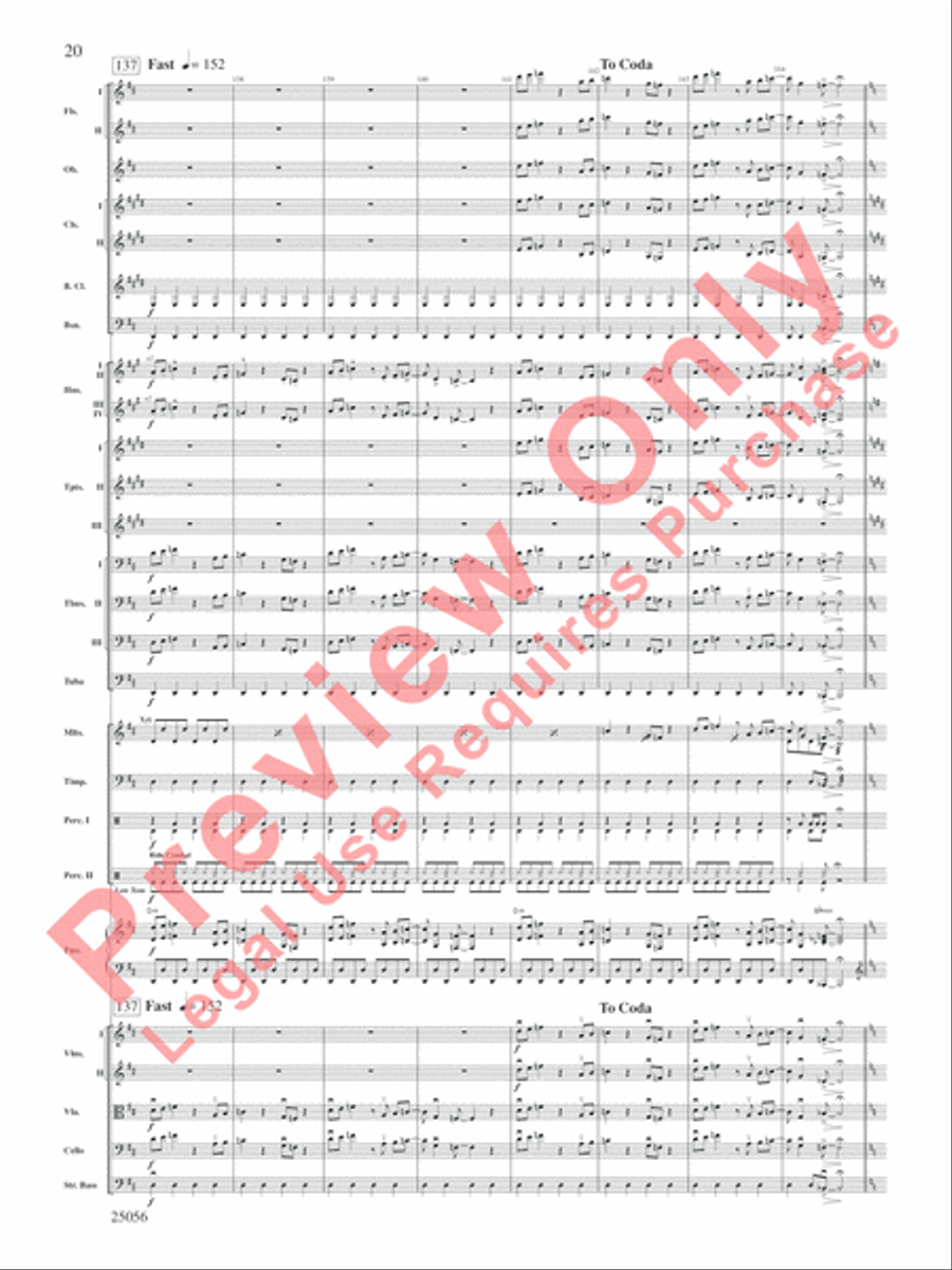 James Bond Medley James Bond Medley Full Orchestra scores gallery preview page 21