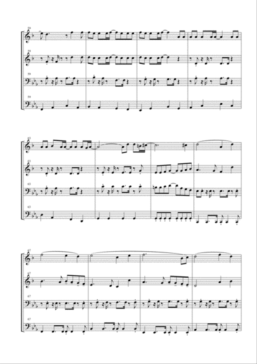 I Will Survive Brass Ensemble scores gallery preview page 6
