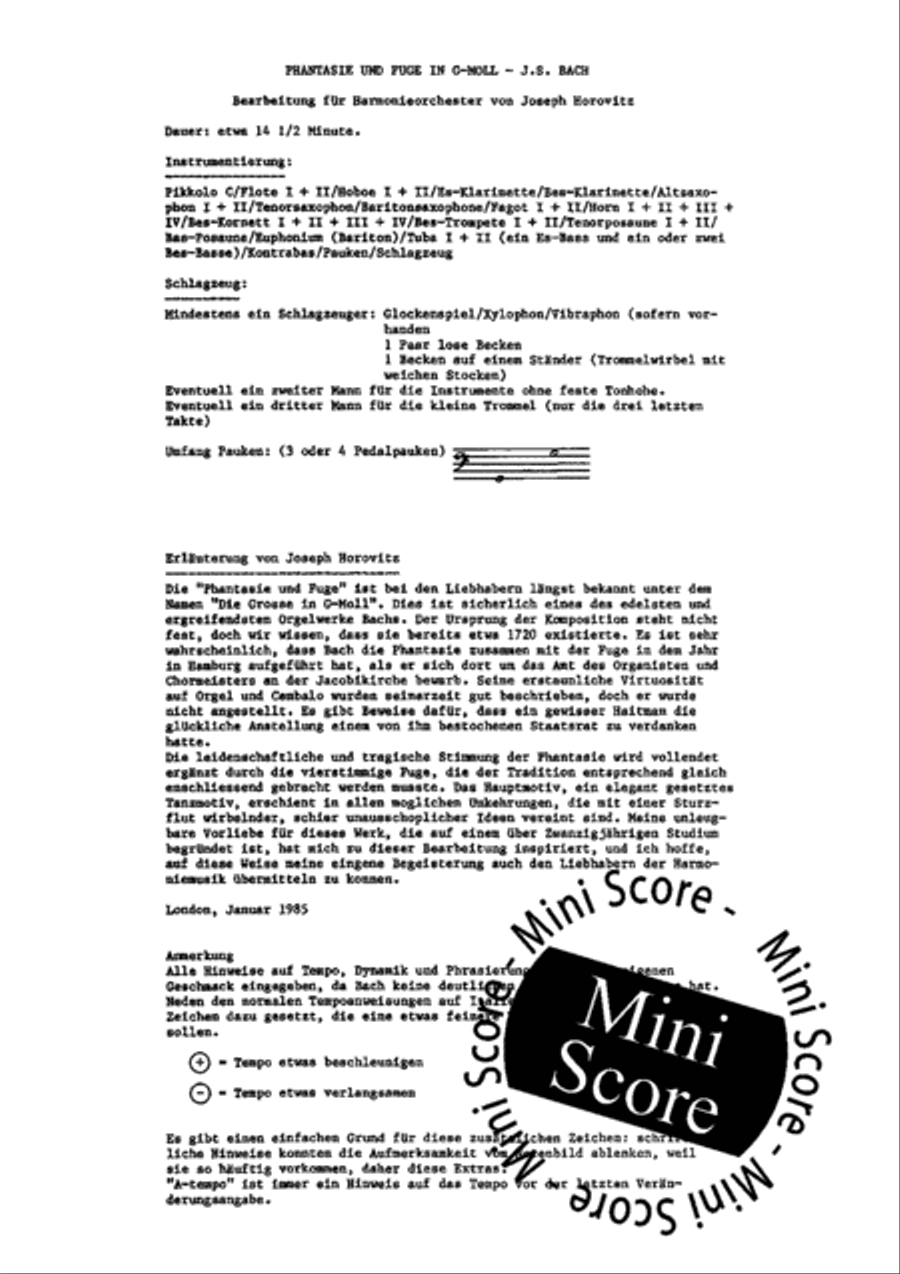 Fantasia and Fugue Concert Band scores gallery preview page 9