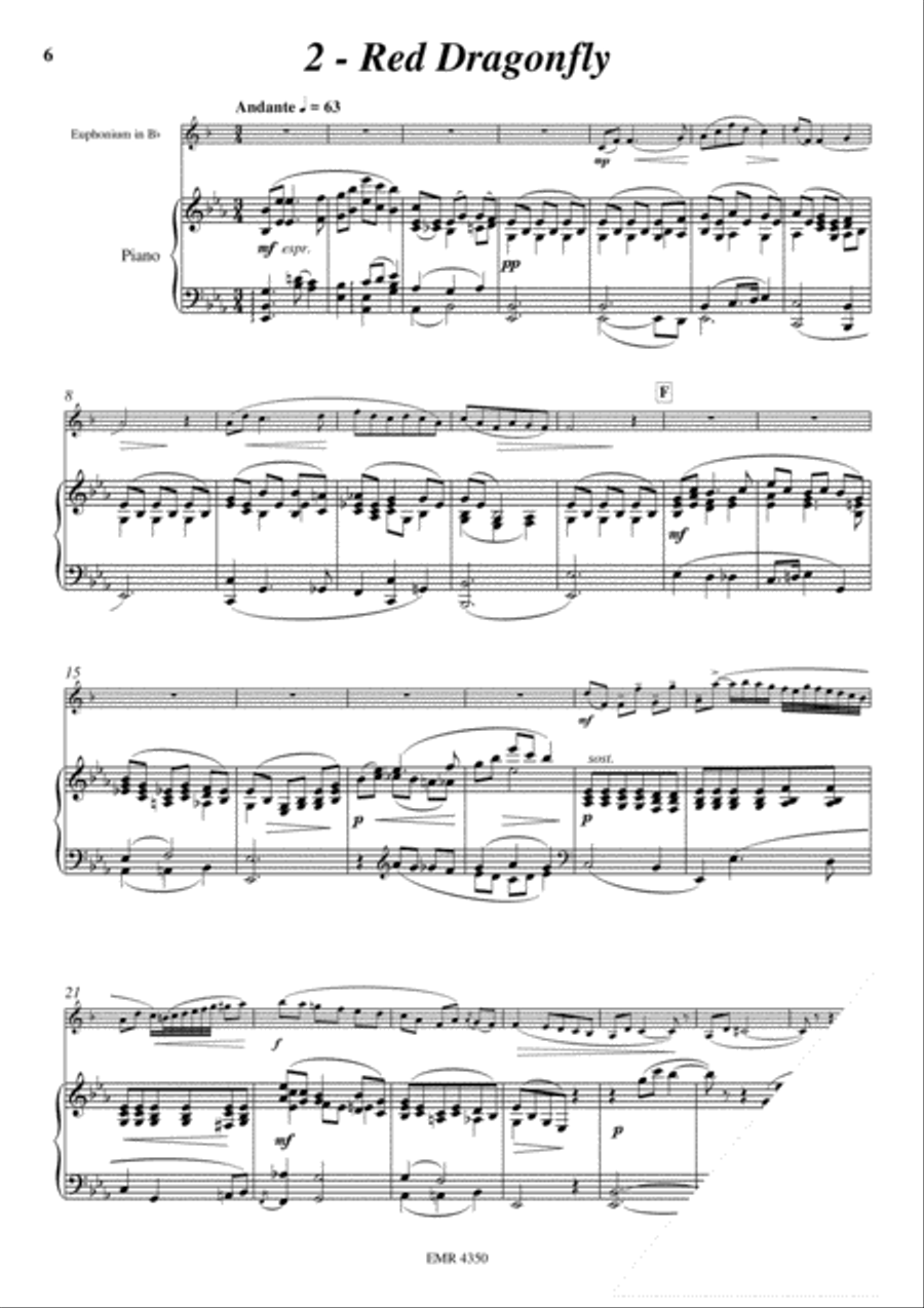 Japanese Folksongs Euphonium scores gallery preview page 4
