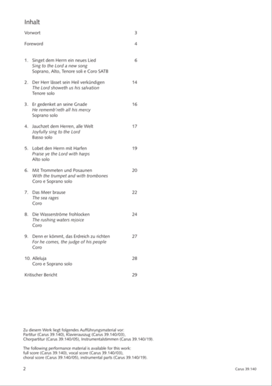 Sing to the Lord a new song (Singet dem Herrn ein neues Lied) 4-Part scores gallery preview page 3
