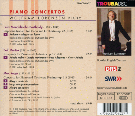 V1: Piano Concertos: Capriccio
