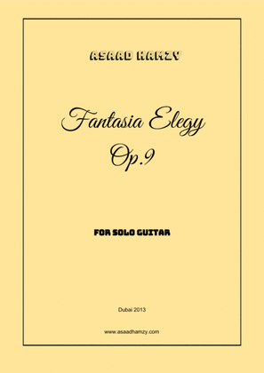 Fantasia Elegy for solo Guitar op.9