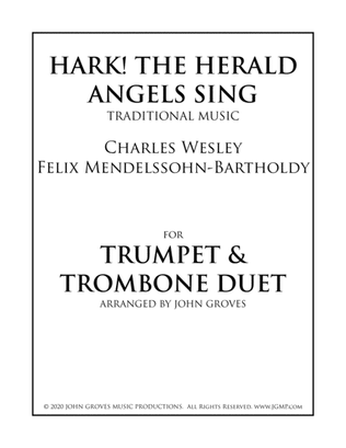 Hark! The Herald Angels Sing - Trumpet & Trombone Duet