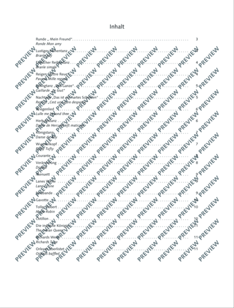 Alte Tanzstücke Alte Tanzstücke Recorder scores gallery preview page 13
