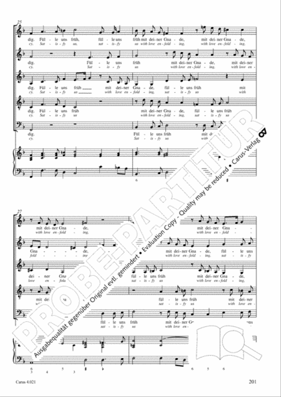 Schein: Israelsbrunnlein. Fontana d'Israel. Complete edition Choir scores gallery preview page 208