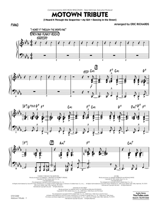 Motown Tribute - Piano