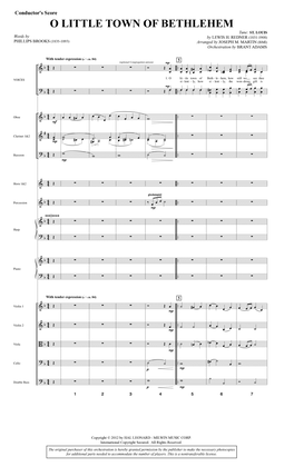 O Little Town Of Bethlehem (from Carols For Choir And Congregation) - Score