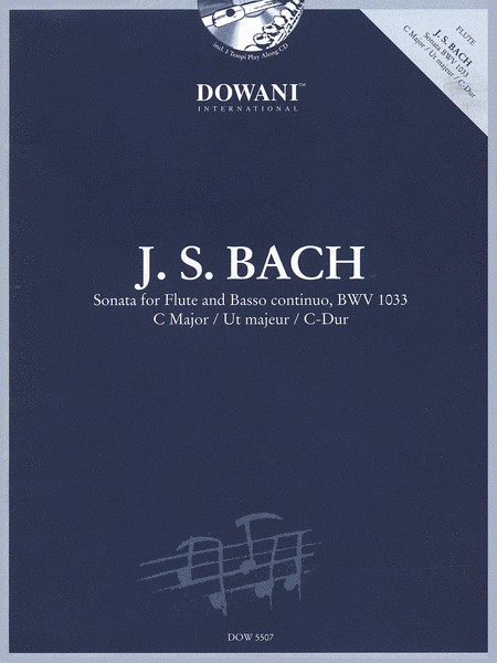 Sonata for Flute and Basso continuo (Piano), BWV 1033 in C major