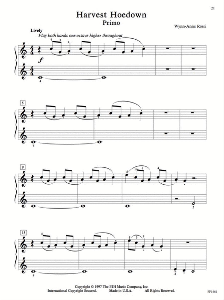 Spotlight on Duets, Book 1 Easy Piano scores gallery preview page 4
