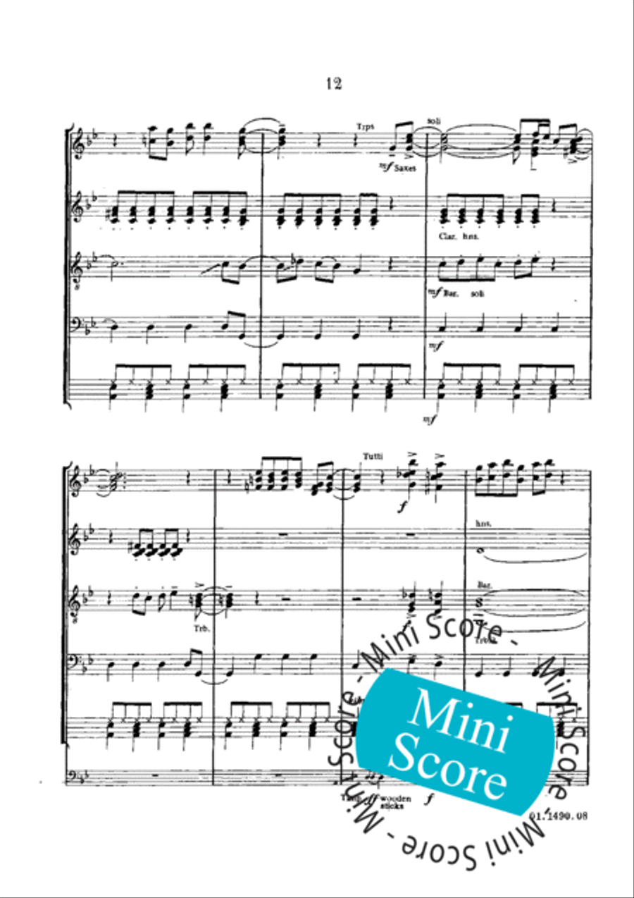 Abba Cadabra Concert Band scores gallery preview page 16
