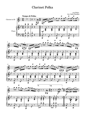 Clarinet Polka for Clarinet and Piano